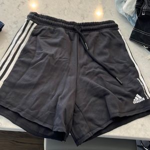 Black Adidas gym shorts. Never worn. New with tags